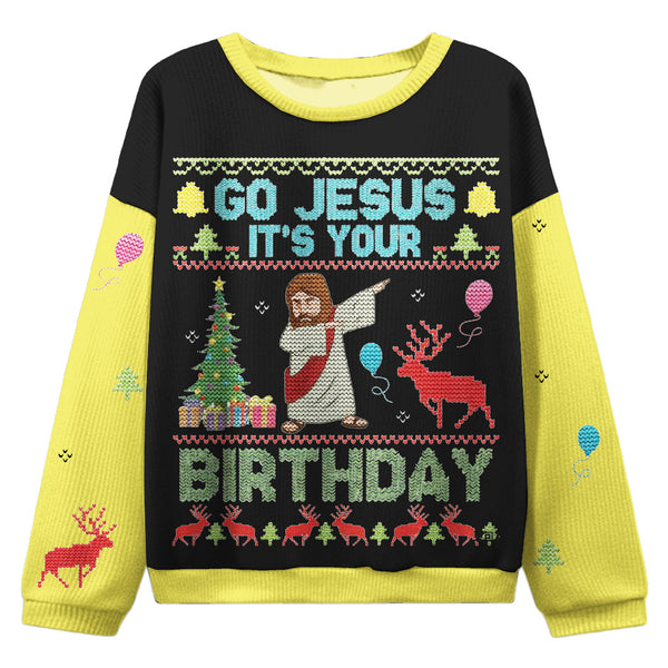 Men's Jurassic Christmas Ugly Sweater