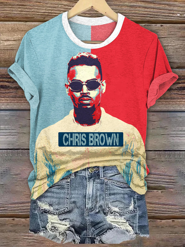 Chris Brown Breezy Bowl Crew Neck T-shirt