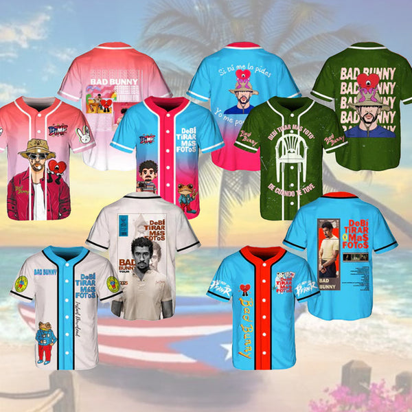 Puerto Rico Printed Baseball Jersey（Best Seller）