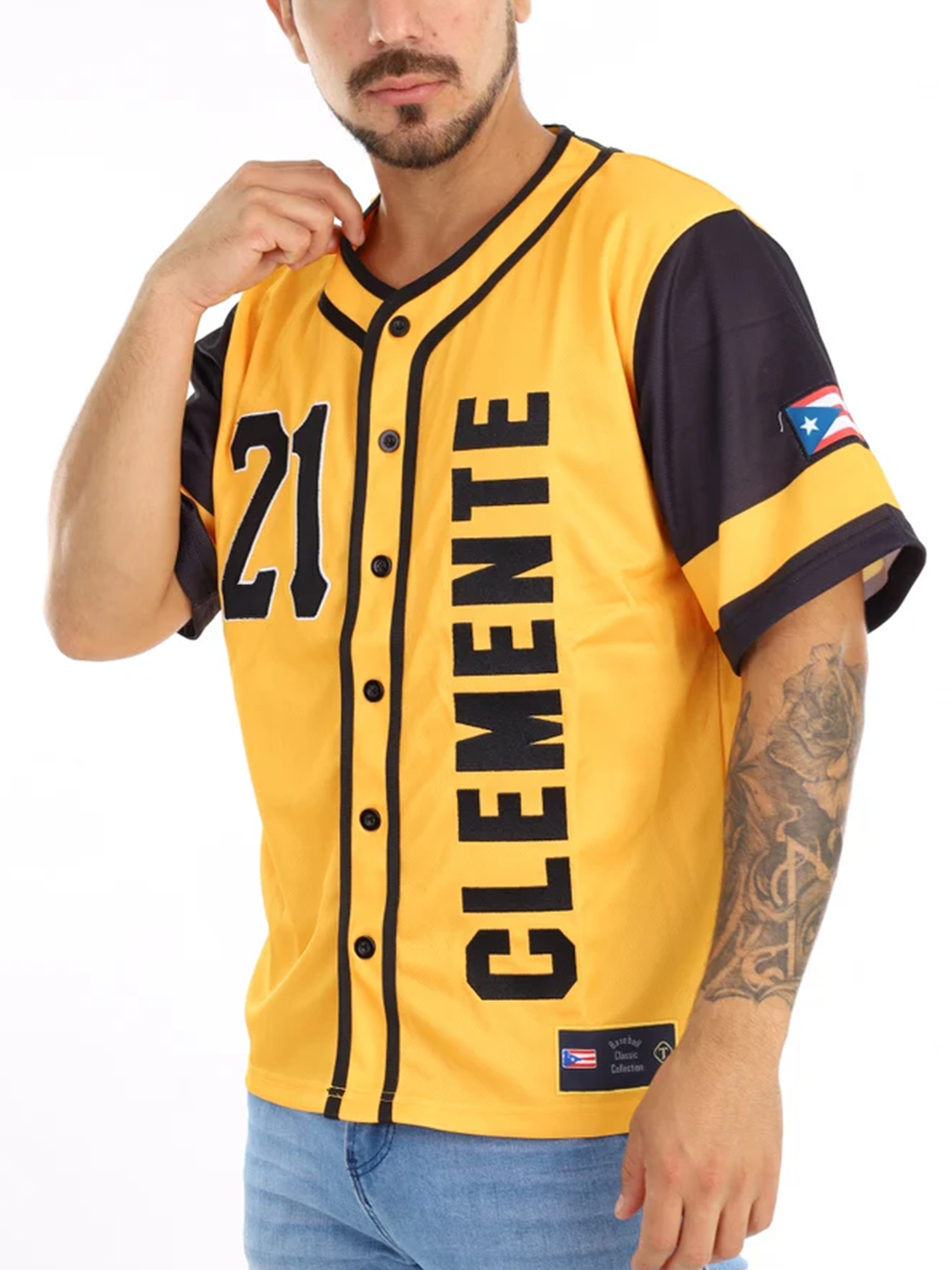 Puerto Rico Roberto Clemente Baseball Jersey