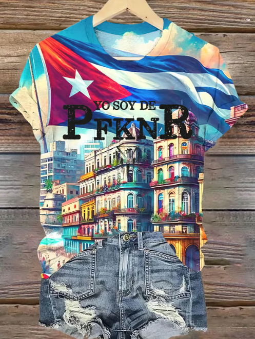 Puerto Rico Crew Neck T-shirt
