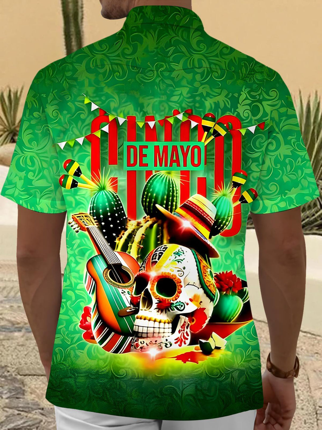 Cinco De Mayo Men's Pocket Short Sleeve Shirts