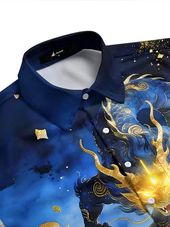 Dragon Men's Pocket Short Sleeve Shirts