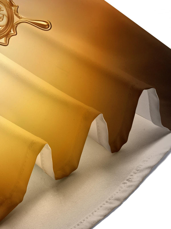 Golden Butterfly Composed Of Musical Instruments Men's Pocket Short Sleeve Shirts