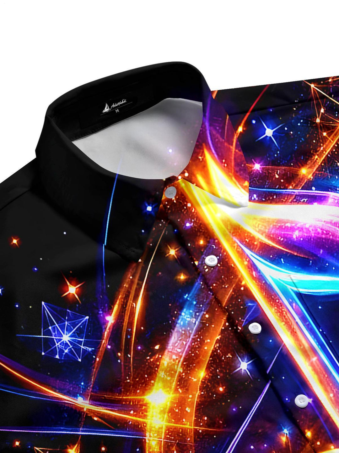 Art Musical Note Men's Pocket Short Sleeve Shirts