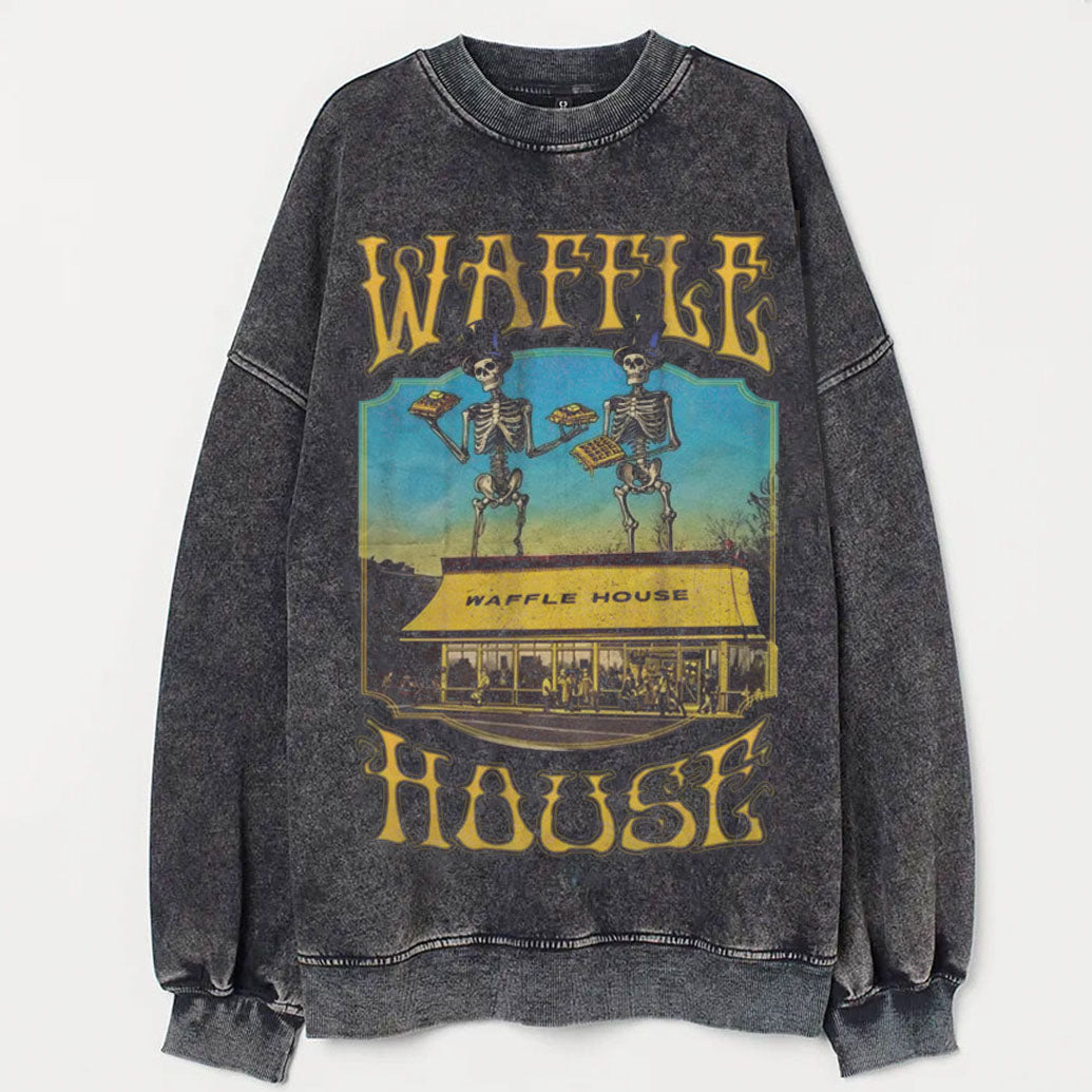 Waffle House Grateful Dead Lot Sweatshirt/T-shirt