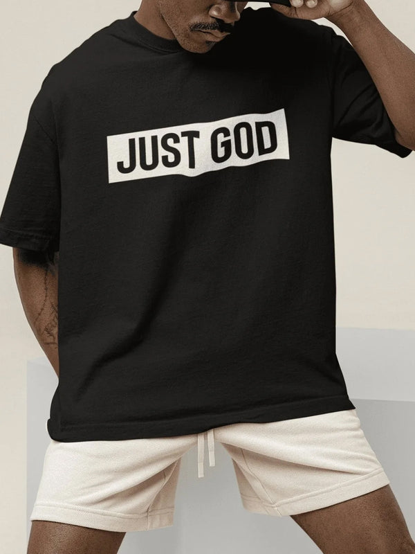 Just God Men's Short-Sleeved Round Neck T-Shirt