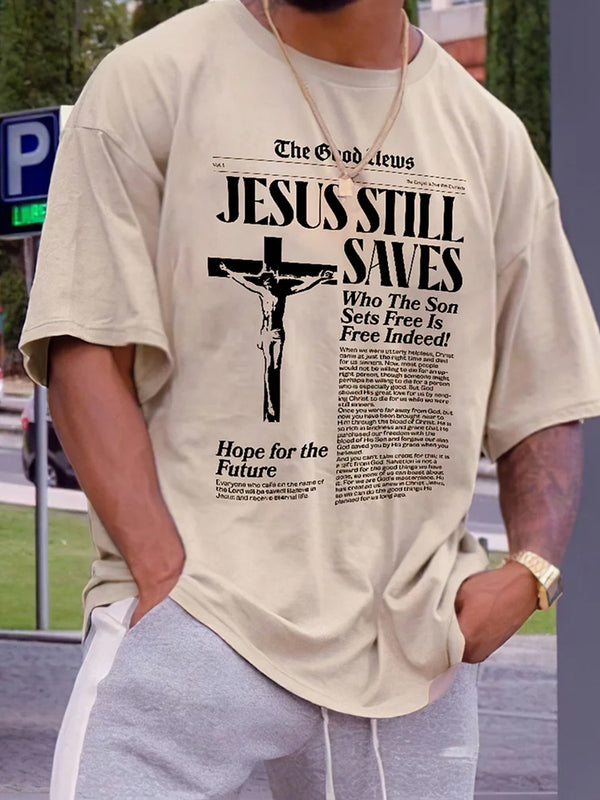 Cross Faith Men's Short Sleeve Round Neck T-Shirt