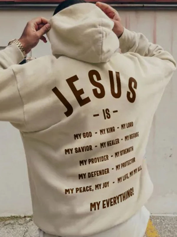 Jesus Is My Everything Print Hoodie