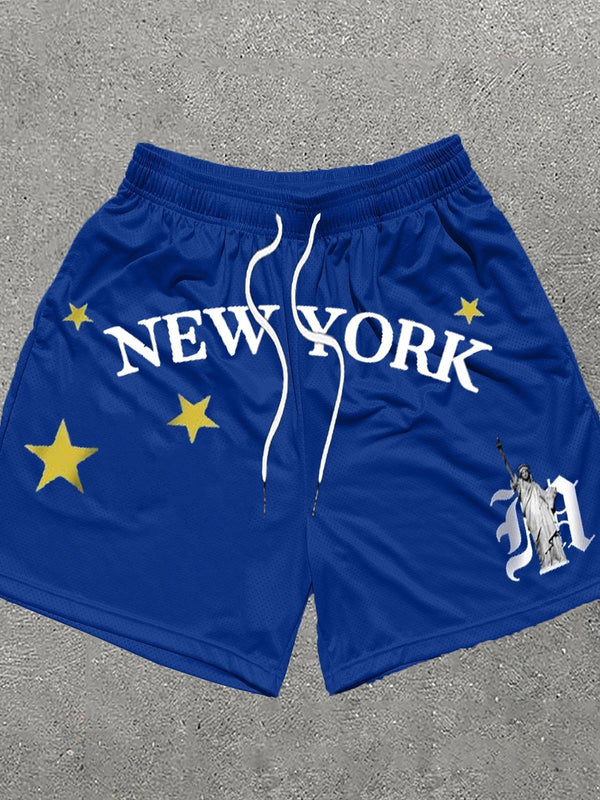 Newyork Printed Casual Men's Shorts
