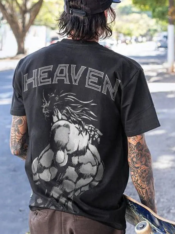 Causal Heaven Print T-shirt